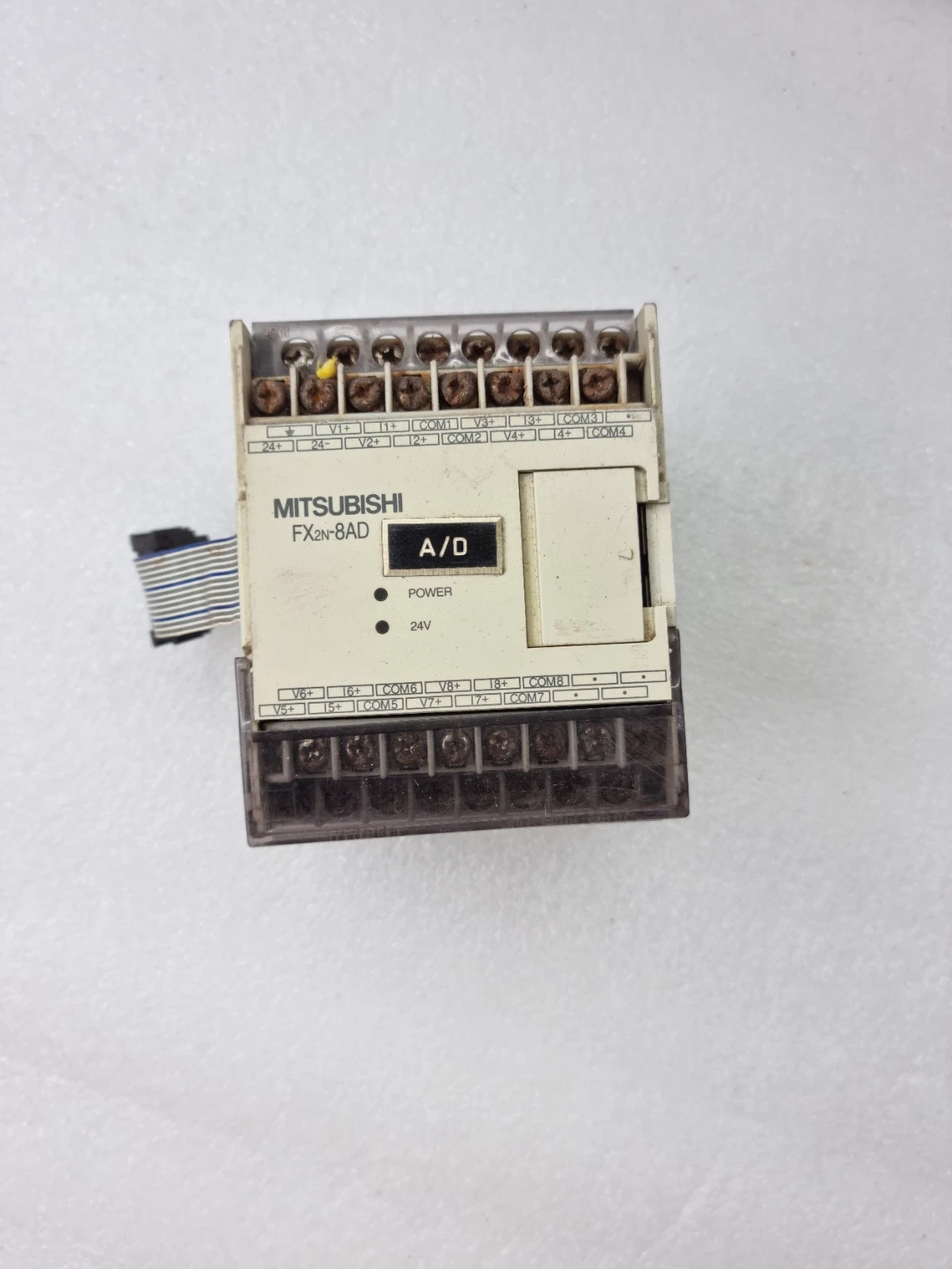 MITSUBISHI FX2N-8AD PLC PROGRAMMABLE CONTROLLER 24VDC (USED WORKING) MADE-JAPAN